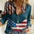American Flag Skull Women Casual Shirt I'm an American I Have The Right To Bear Arms Your Approval Is Not Required - Wonder Print Shop