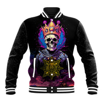 King Skeleton Baseball Jacket I Do What I Want - Wonder Print Shop