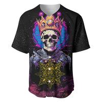 King Skeleton Baseball Jersey I Do What I Want - Wonder Print Shop