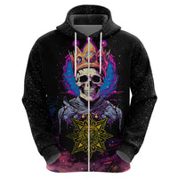 King Skeleton Hoodie I Do What I Want - Wonder Print Shop