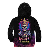 King Skeleton Kid Hoodie I Do What I Want - Wonder Print Shop