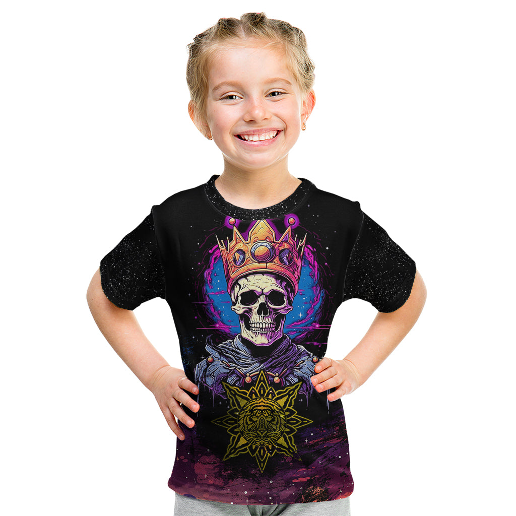 King Skeleton Kid T Shirt I Do What I Want - Wonder Print Shop