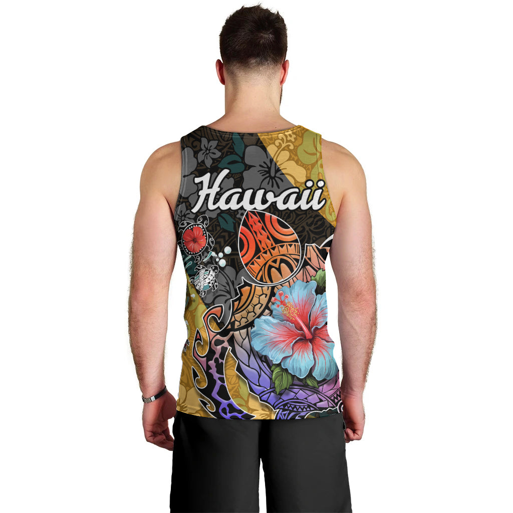 hawaii-polynesian-men-tank-top-turtles-and-hibiscus-flower-gradient-pattern