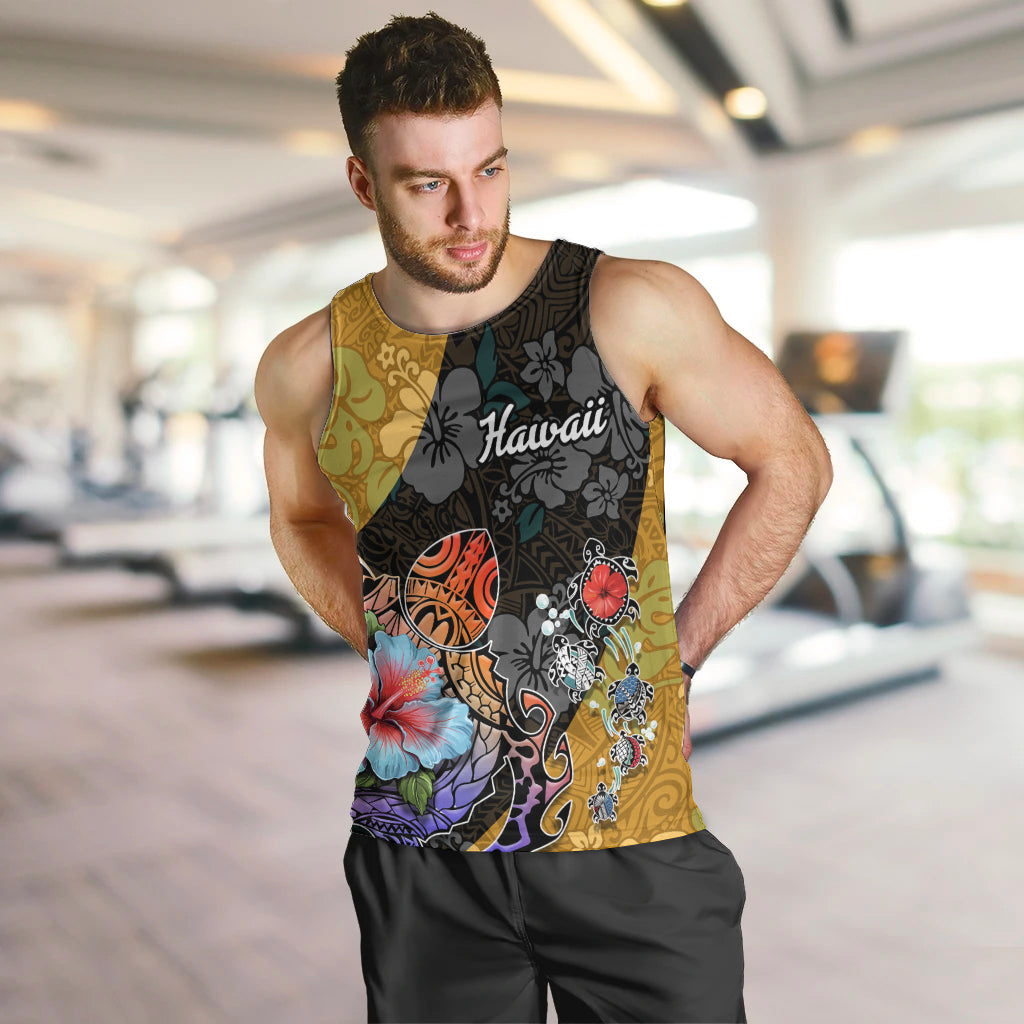 hawaii-polynesian-men-tank-top-turtles-and-hibiscus-flower-gradient-pattern