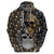 Skull Pattern Hoodie Love and Death - Wonder Print Shop