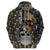Skull Pattern Hoodie Love and Death - Wonder Print Shop
