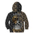 Skull Pattern Kid Hoodie Love and Death - Wonder Print Shop