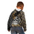 Skull Pattern Kid Hoodie Love and Death - Wonder Print Shop