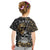 Skull Pattern Kid T Shirt Love and Death - Wonder Print Shop