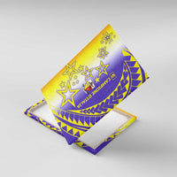 Campione d’Italia Canvas Wall Art with Yellow Purple Star Design and Town Crest - Wonder Print Shop