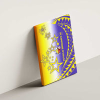 Campione d’Italia Canvas Wall Art with Yellow Purple Star Design and Town Crest - Wonder Print Shop