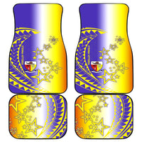 Campione d’Italia Car Mats with Yellow Purple Star Design and Town Crest - Wonder Print Shop