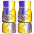 Campione d’Italia Car Mats with Yellow Purple Star Design and Town Crest - Wonder Print Shop