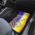 Campione d’Italia Car Mats with Yellow Purple Star Design and Town Crest - Wonder Print Shop