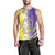 Campione d’Italia Men Tank Top with Yellow Purple Star Design and Town Crest - Wonder Print Shop