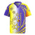 Campione d’Italia Rugby Jersey with Yellow Purple Star Design and Town Crest - Wonder Print Shop