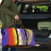 Campione d’Italia Travel Bag with Yellow Purple Star Design and Town Crest - Wonder Print Shop