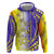 Campione d’Italia Zip Hoodie with Yellow Purple Star Design and Town Crest - Wonder Print Shop