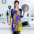 Campione d’Italia Apron with Yellow Horse Graphic and Purple Flame Crest - Wonder Print Shop