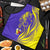 Campione d’Italia Apron with Yellow Horse Graphic and Purple Flame Crest - Wonder Print Shop