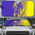 Campione d’Italia Auto Sun Shade with Yellow Horse Graphic and Purple Flame Crest - Wonder Print Shop