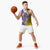 Campione d’Italia Basketball Jersey with Yellow Horse Graphic and Purple Flame Crest - Wonder Print Shop