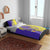 Campione d’Italia Bedding Set with Yellow Horse Graphic and Purple Flame Crest - Wonder Print Shop