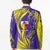 Campione d’Italia Blazer with Yellow Horse Graphic and Purple Flame Crest - Wonder Print Shop