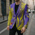 Campione d’Italia Blazer with Yellow Horse Graphic and Purple Flame Crest - Wonder Print Shop