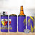 Campione d’Italia 4 in 1 Can Cooler Tumbler with Yellow Horse Graphic and Purple Flame Crest - Wonder Print Shop