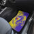 Campione d’Italia Car Mats with Yellow Horse Graphic and Purple Flame Crest - Wonder Print Shop