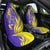Campione d’Italia Car Seat Cover with Yellow Horse Graphic and Purple Flame Crest - Wonder Print Shop