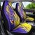 Campione d’Italia Car Seat Cover with Yellow Horse Graphic and Purple Flame Crest - Wonder Print Shop