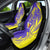 Campione d’Italia Car Seat Cover with Yellow Horse Graphic and Purple Flame Crest - Wonder Print Shop