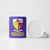Campione d’Italia Ceramic Mug with Yellow Horse Graphic and Purple Flame Crest - Wonder Print Shop