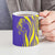 Campione d’Italia Ceramic Mug with Yellow Horse Graphic and Purple Flame Crest - Wonder Print Shop
