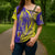 Campione d’Italia Cross Shoulder Shirt with Yellow Horse Graphic and Purple Flame Crest - Wonder Print Shop