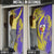 Campione d’Italia Door Cover with Yellow Horse Graphic and Purple Flame Crest - Wonder Print Shop