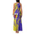 Campione d’Italia Family Matching Tank Maxi Dress and Hawaiian Shirt with Yellow Horse Graphic and Purple Flame Crest - Wonder Print Shop
