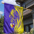 Campione d’Italia Garden Flag with Yellow Horse Graphic and Purple Flame Crest - Wonder Print Shop