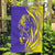 Campione d’Italia Garden Flag with Yellow Horse Graphic and Purple Flame Crest - Wonder Print Shop