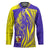 Campione d’Italia Hockey Jersey with Yellow Horse Graphic and Purple Flame Crest - Wonder Print Shop