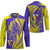 Campione d’Italia Hockey Jersey with Yellow Horse Graphic and Purple Flame Crest - Wonder Print Shop