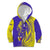 Campione d’Italia Kid Hoodie with Yellow Horse Graphic and Purple Flame Crest - Wonder Print Shop