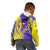 Campione d’Italia Kid Hoodie with Yellow Horse Graphic and Purple Flame Crest - Wonder Print Shop