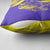 Campione d’Italia Pillow Cover with Yellow Horse Graphic and Purple Flame Crest - Wonder Print Shop