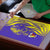 Campione d’Italia Puzzle with Yellow Horse Graphic and Purple Flame Crest - Wonder Print Shop