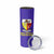 Campione d’Italia Skinny Tumbler with Yellow Horse Graphic and Purple Flame Crest - Wonder Print Shop