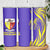 Campione d’Italia Skinny Tumbler with Yellow Horse Graphic and Purple Flame Crest - Wonder Print Shop