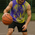 Campione d’Italia Sleeveless Hoodie with Yellow Horse Graphic and Purple Flame Crest - Wonder Print Shop